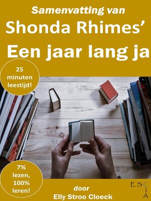 cover image of Samenvatting van Shonda Rhimes' Een Jaar Lang JA